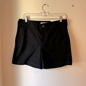 New LOFT Black 6” inseam Monroe short